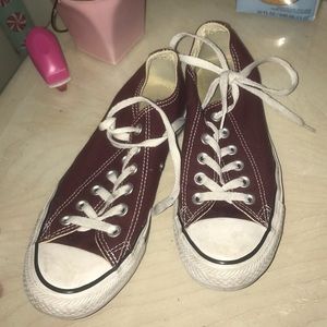 Maroon Converse